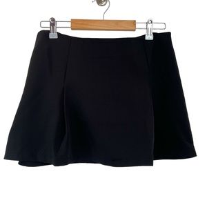 Princess Polly Valaree Low Waist Mini Skirt Black Size 6